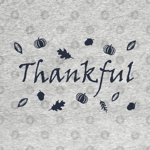 Thankful Happy Thanksgiving Day Inspirational Motivational Typography Quote by ebayson74@gmail.com